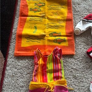 American Girl Doll Beach Set